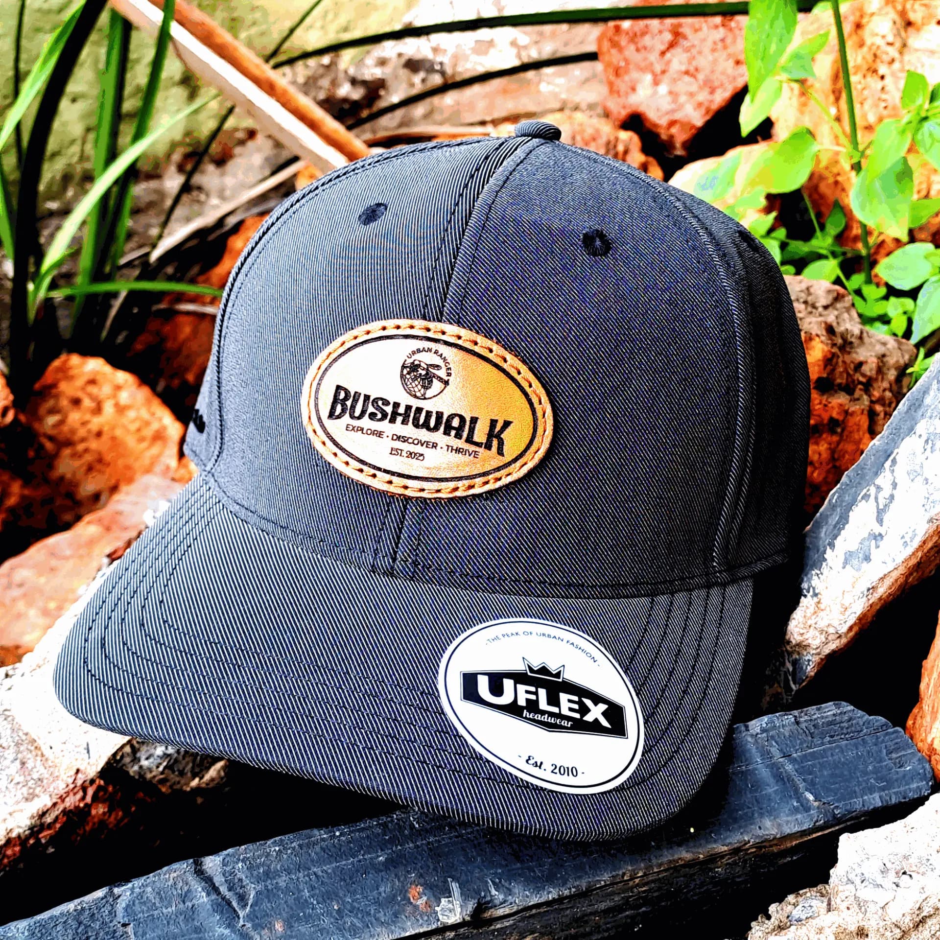 Premium leather patch caps