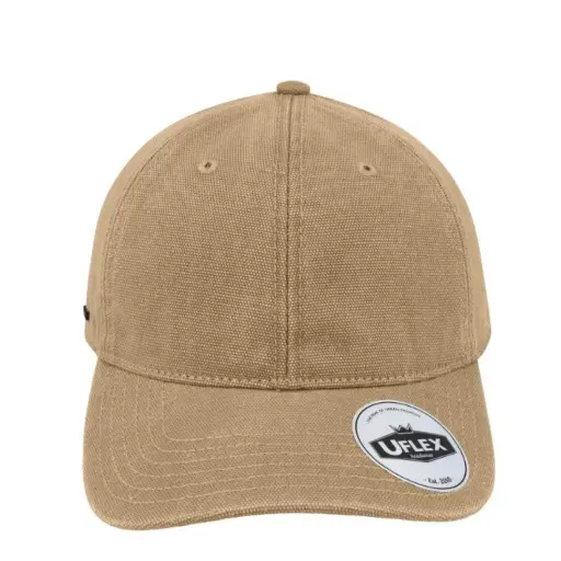 6P Washed Canvas Dad Cap
